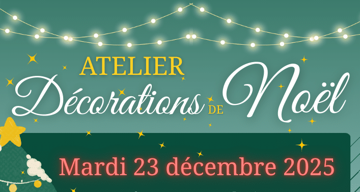 Atelier décorations de Noël
