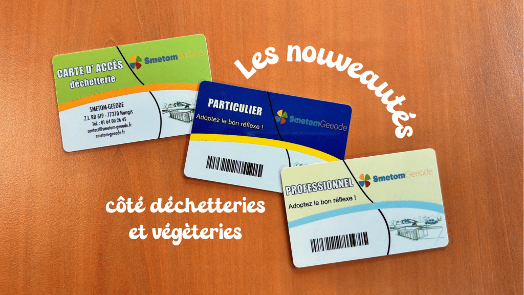 Nouveautés des déchetteries et végèteries
